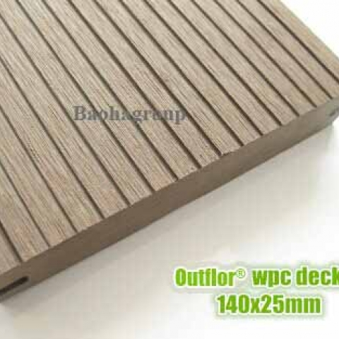 Sàn gỗ nhựa WPC ngoài trời tấm đặc OBM140S20A